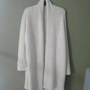 Soft Surroundings White Sparkle Sweater 3X